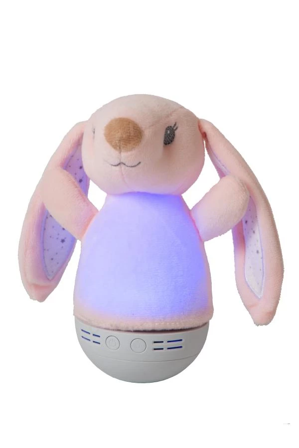 Lucide DOLLY - Lampe de table Chambres d'enfant - Piles - LED - 1x3W 2700K - Avec fonctionnalité musicale - Rose - détail 2